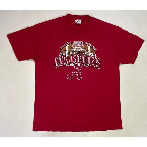 Tri-Lake Inc Other - Alabama Crimson Tide 2012 Football Champions T-shirt Men Large Red Short Sleeve